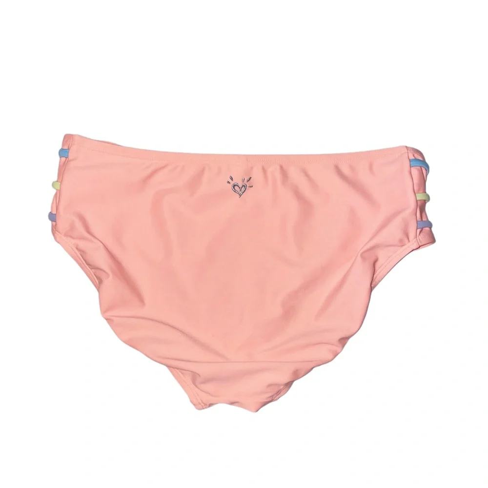 JUSTICE Girl's Orange Bikini Bottoms Size 18